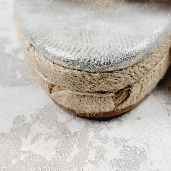 New Jack Rogers Women's Rosie Ruffle Slingback Espadrille Wedge Sandals T498 - Picture 12 of 13